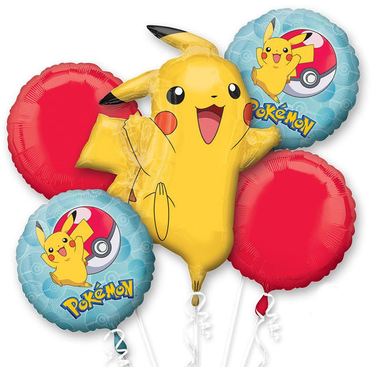 Pokemon Balloon Bouquet 5pc